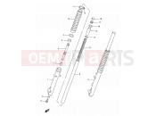 SUZUKI TS185ER X (1999) 35B - FRONT DAMPER (MODEL K1 E71)