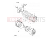 SUZUKI TS200R M (1991) (E02,E04,E24) 13 - CLUTCH