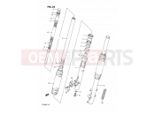 SUZUKI TS200R M (1991) (E02,E04,E24) 35 - FRONT DAMPER (E24)