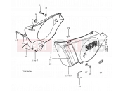 SUZUKI TS250ER N (1992) 45 - FRAME COVER