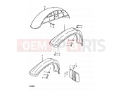 56 - FRONT FENDER - Suzuki TS250ER T (1996)