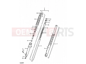 53 - FRONT FORK - Suzuki TS250ER T (1996)