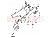 SUZUKI TS250X E (1984) 39 - FRAME COVER (MODEL E/G/H)