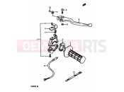 SUZUKI TS250X H (1987) 49A - RIGHT HANDLE SWITCH (MODEL H/J/K E15,E16,E17,E22,MODEL K E02)