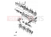 SUZUKI TS250X K (1989) 16 - TRANSMISSION