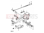 SUZUKI TS250X K (1989) 33 - REAR BRAKE