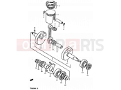 4 - PISTON - CRANKSHAFT - Suzuki TS50ERKD X (1999)