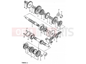 10 - TRANSMISSION - Suzuki TS50ERKD X (1999)