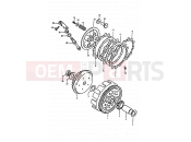 SUZUKI TS50ERKD D (1983) 9 - CLUTCH