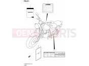 41 - LABEL - Suzuki TU250X L2 (2012) (E24)
