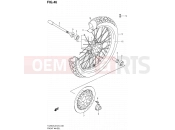 46 - FRONT WHEEL - Suzuki TU250X L2 (2012) (E24)
