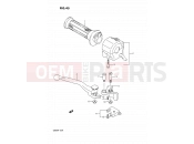 SUZUKI VX800 L (1990) 45 - RIGHT HANDLE SWITCH