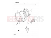 SUZUKI VX800 P (1993) 28A - HEADLAMP (MODEL P)