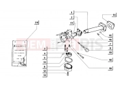 CARBURETTOR - Ape MIX 50CC 2T 1998-2008