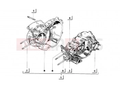 CRANCKCASE, ASSY - Ape MIX 50CC 2T 1998-2008