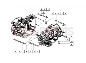 CRANKCASE FASTENERS - Ape MIX 50CC 2T 1998-2008