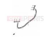 SUZUKI XN85 D (1983) (650) 69 - REAR BREAK HOSE