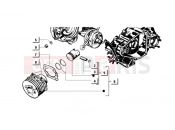 CYLINDER - PISTON - PISTON PIN, ASSY - Ape MIX 50CC 2T 1998-2008