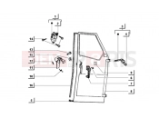 DOORS - DOOR LOCK - Ape MIX 50CC 2T 1998-2008