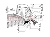 FRONT MUDGUARID - DASHBOARD - Ape MIX 50CC 2T 1998-2008