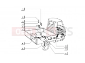 HYDRAULIC BRAKE SYSTEM - Ape MIX 50CC 2T 1998-2008