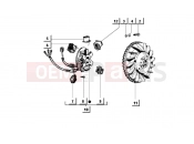MAGNETO FLYWHEEL (CROSS VERSION) - Ape MIX 50CC 2T 1998-2008