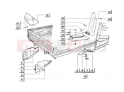 SPARE WHEEL BRACKET - Ape MIX 50CC 2T 1998-2008