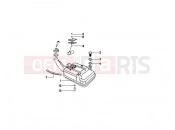 ape MP 601 Classic 2006-2013 Benzin tank