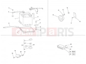 REMOTE CONTROL SWITCHES - BATTERY - HORN - Ape TM 703 2008-tól