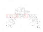 WHEEL HUOSING - MUDGUARD - Ape TM 703 2008-tól